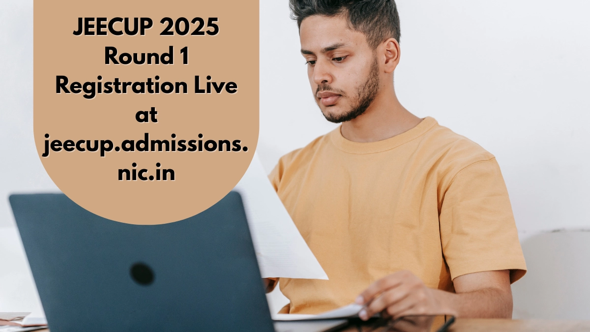 JEECUP 2025 Round 1 Registration Live at jeecup.admissions.nic.in