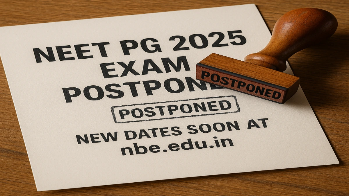 NEET PG 2025 Exam Postponed New Dates Soon at nbe.edu.in