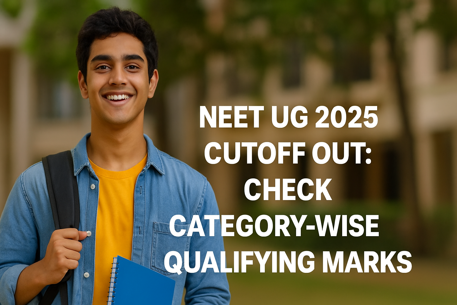 NEET UG 2025 Cutoff Out Check Category-Wise Qualifying Marks