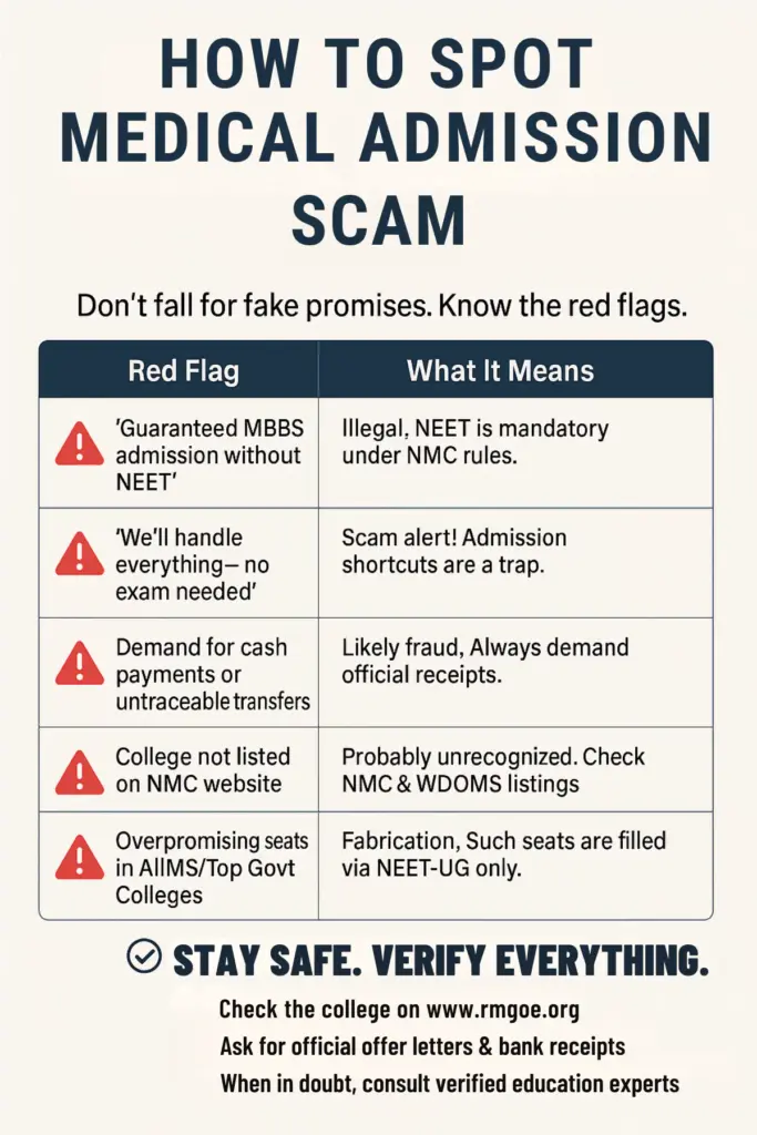 How to Spot Medical Education Scam