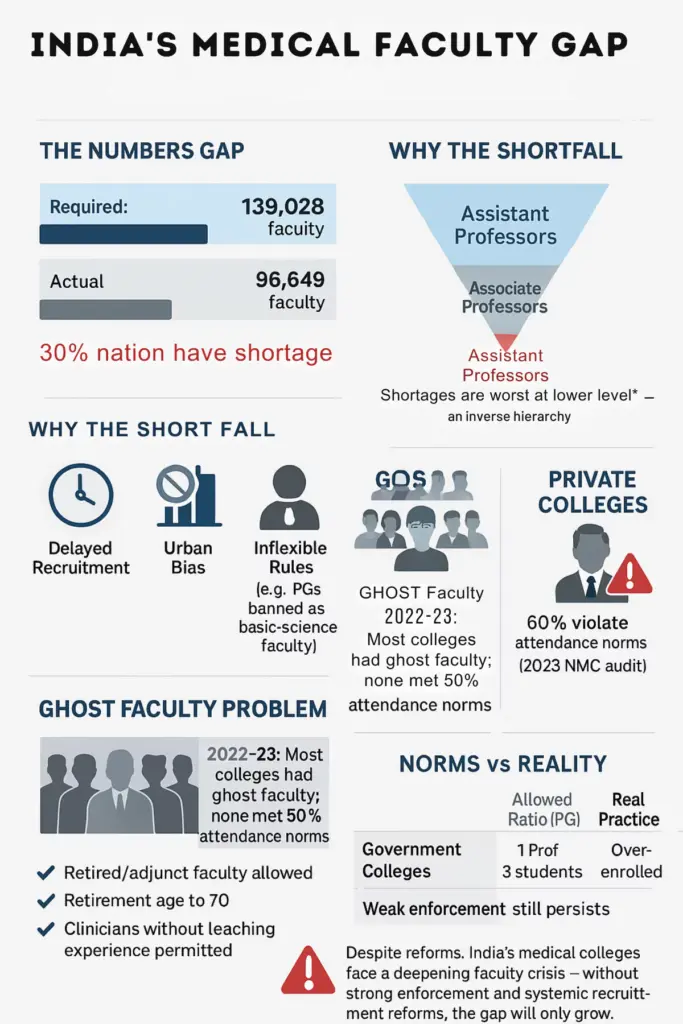INDIA'S MEDICAL FACULTY GAP