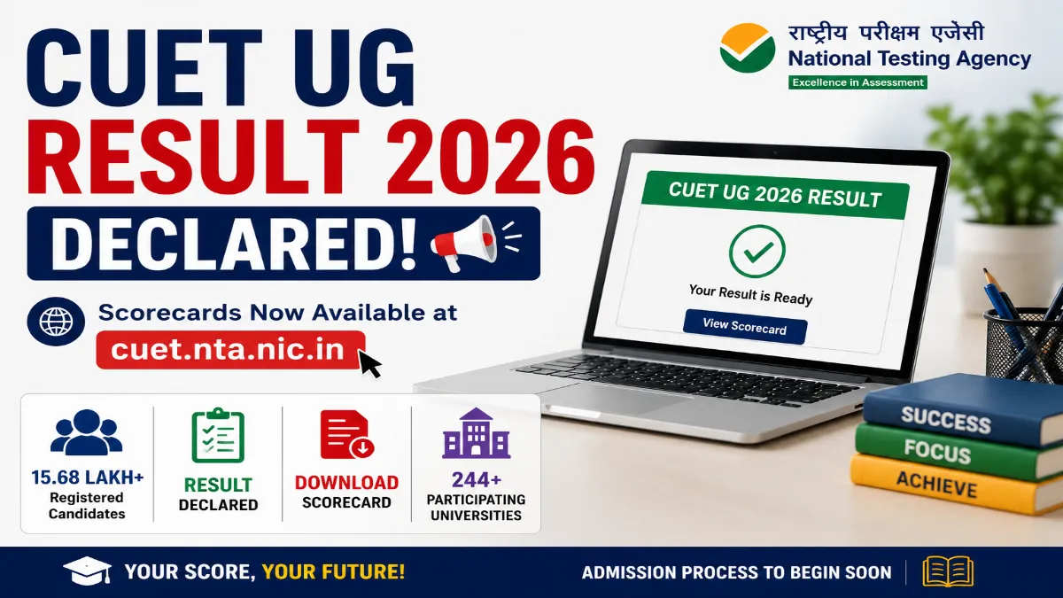 CUET UG 2026 Result Declared