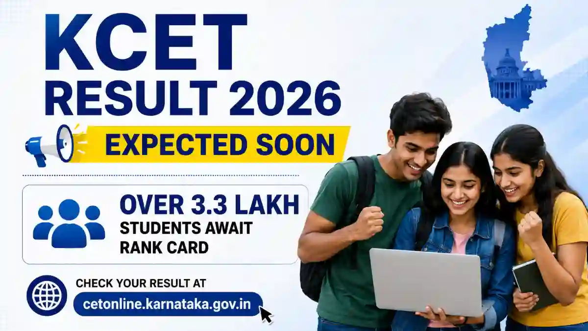 KCET Result 2026 Expected Soon; Over 3.3 Lakh Students Await Rank Card at cetonline.karnataka.gov.in