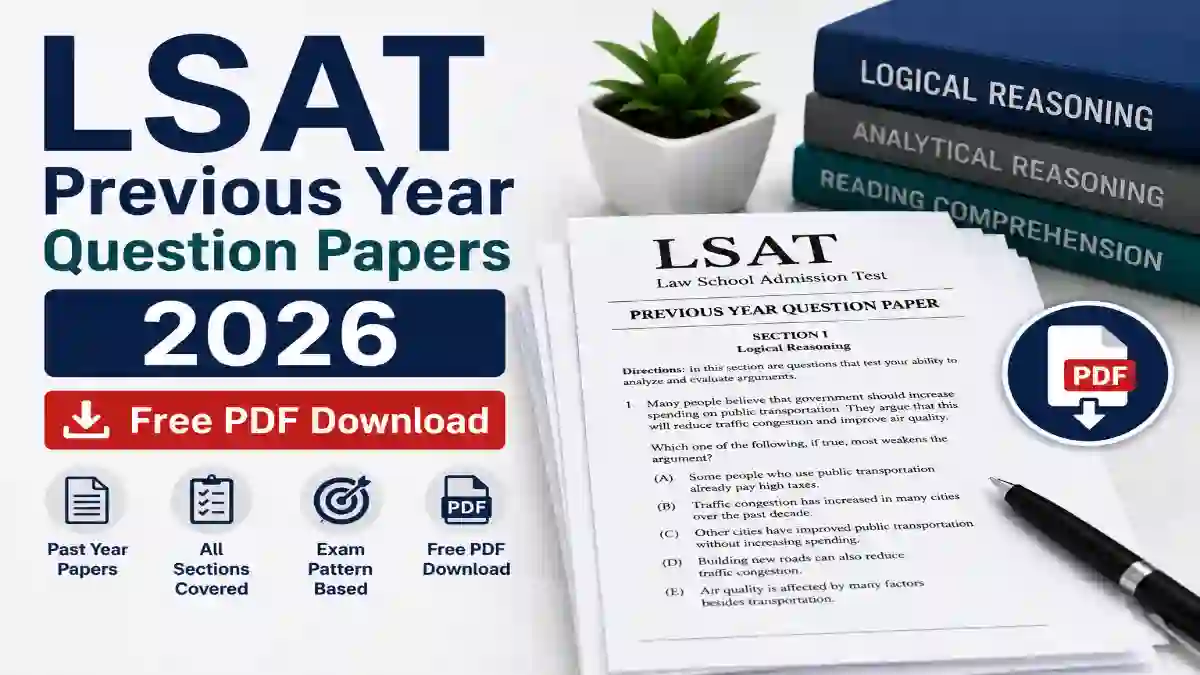 LSAT Previous Year Question Papers
