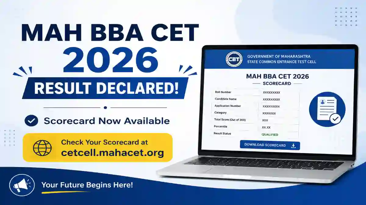 MAH BBA CET 2026 Result Declared_ Scorecard Now Available at cetcell.mahacet.org