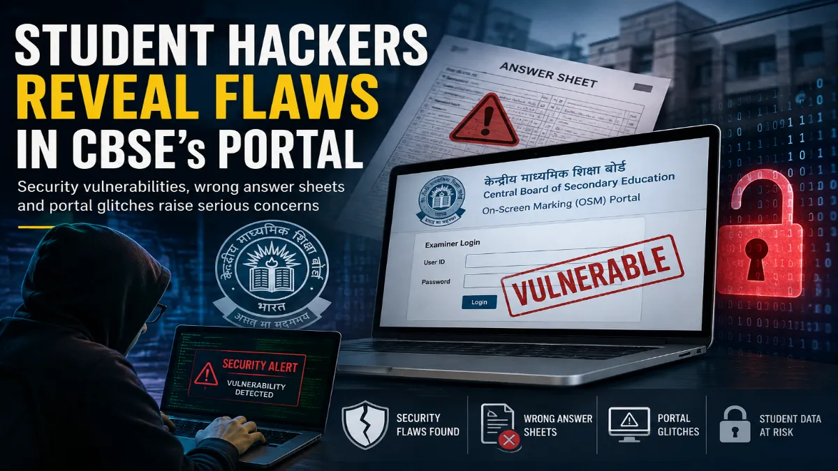 Student Hackers Expose Security Flaws in CBSE’s New Evaluation Portal