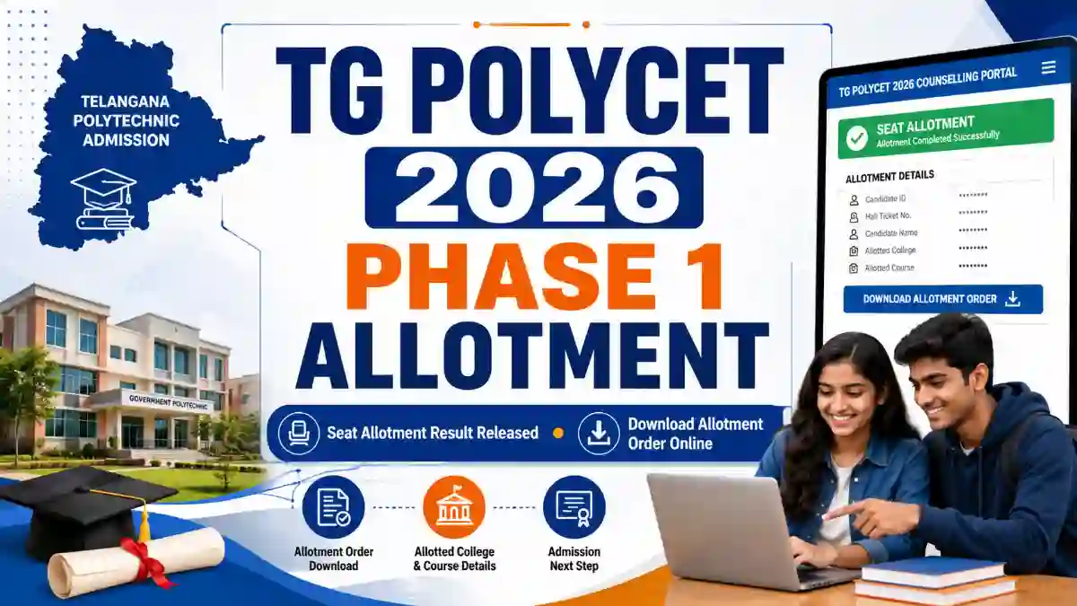 TG POLYCET 2026 Phase 1 Allotment