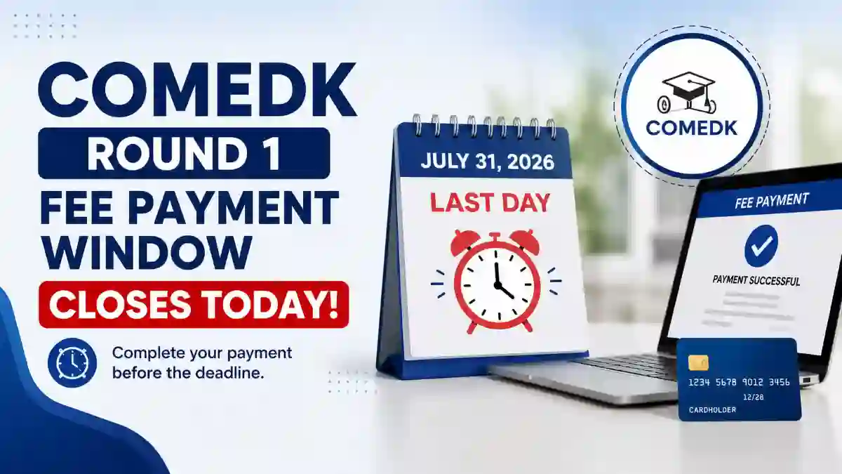 COMEDK Round 1 Fee Payment