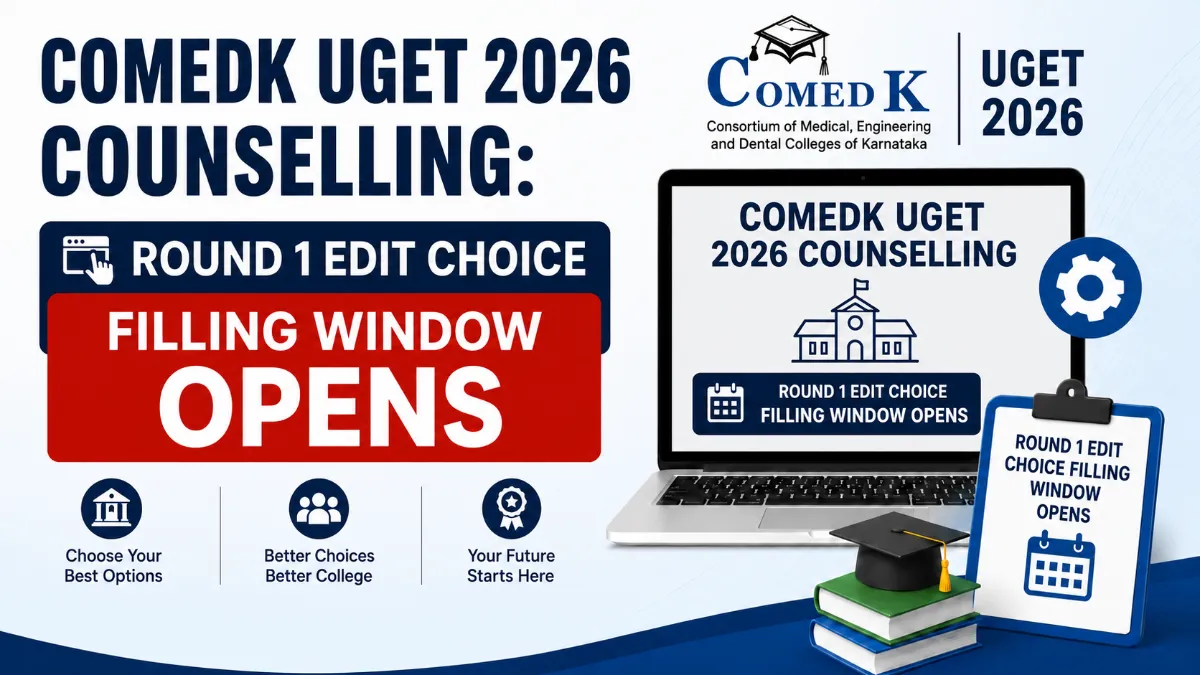 Comedk Uget 2026 Counselling Round 1