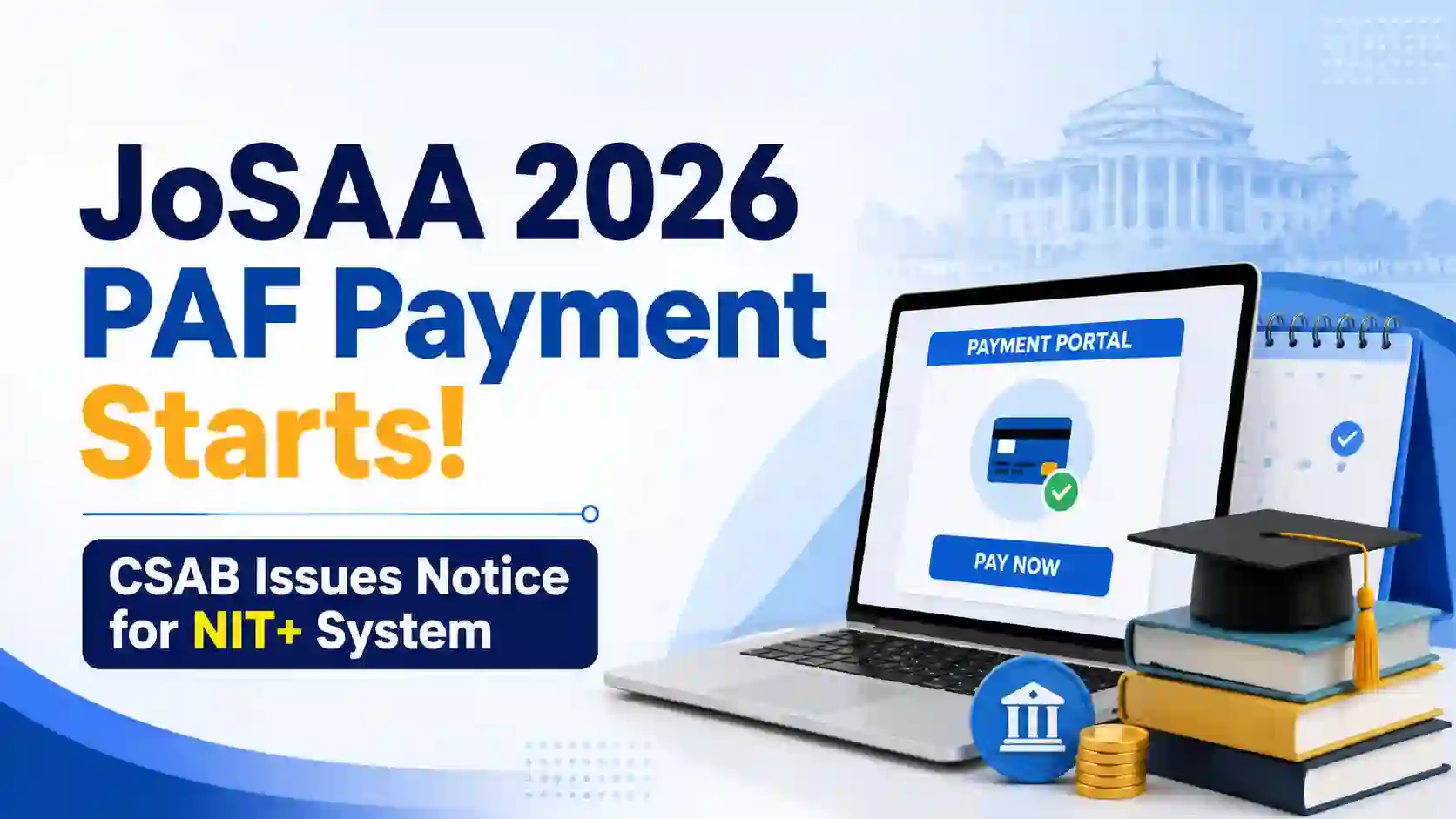 JoSAA 2026 PAF Payment