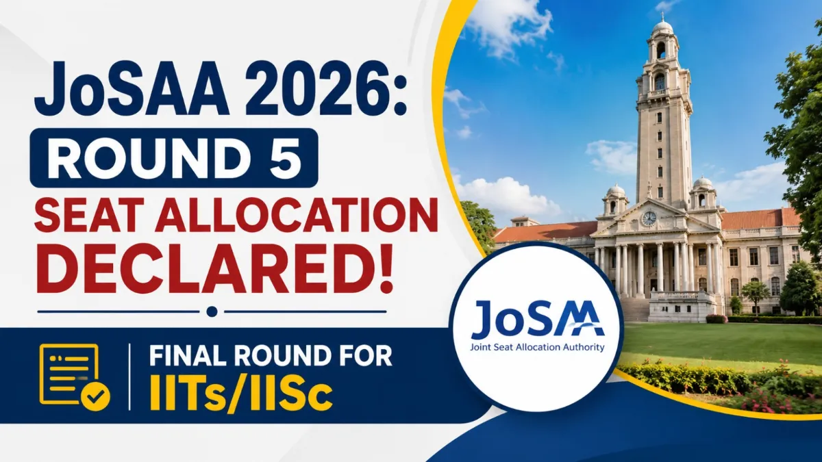 Josaa 2026 Round 5