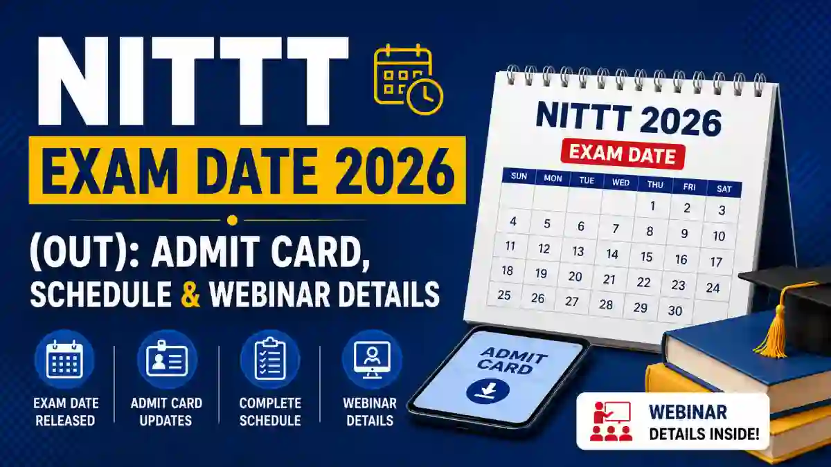 NITTT Exam Date 2026