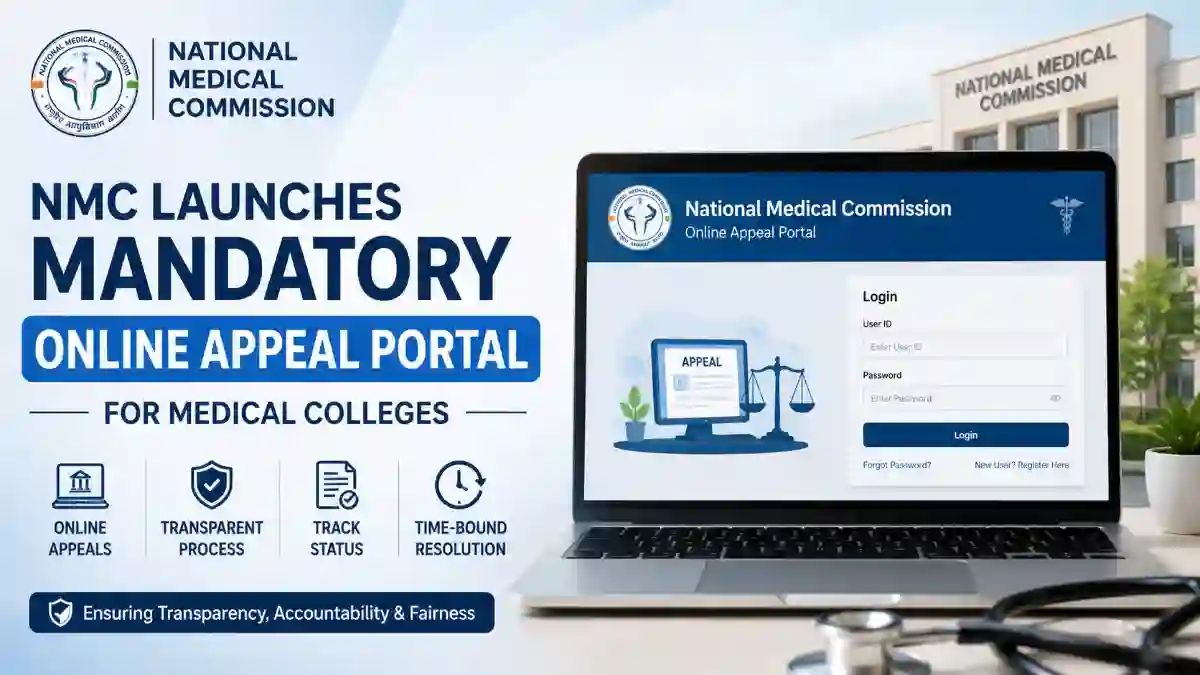 NMC Launches Mandatory Online Appeal Portal for Medical Colleges