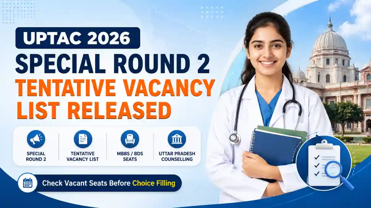UPTAC 2026 Special Round 2 Tentative Vacancy List