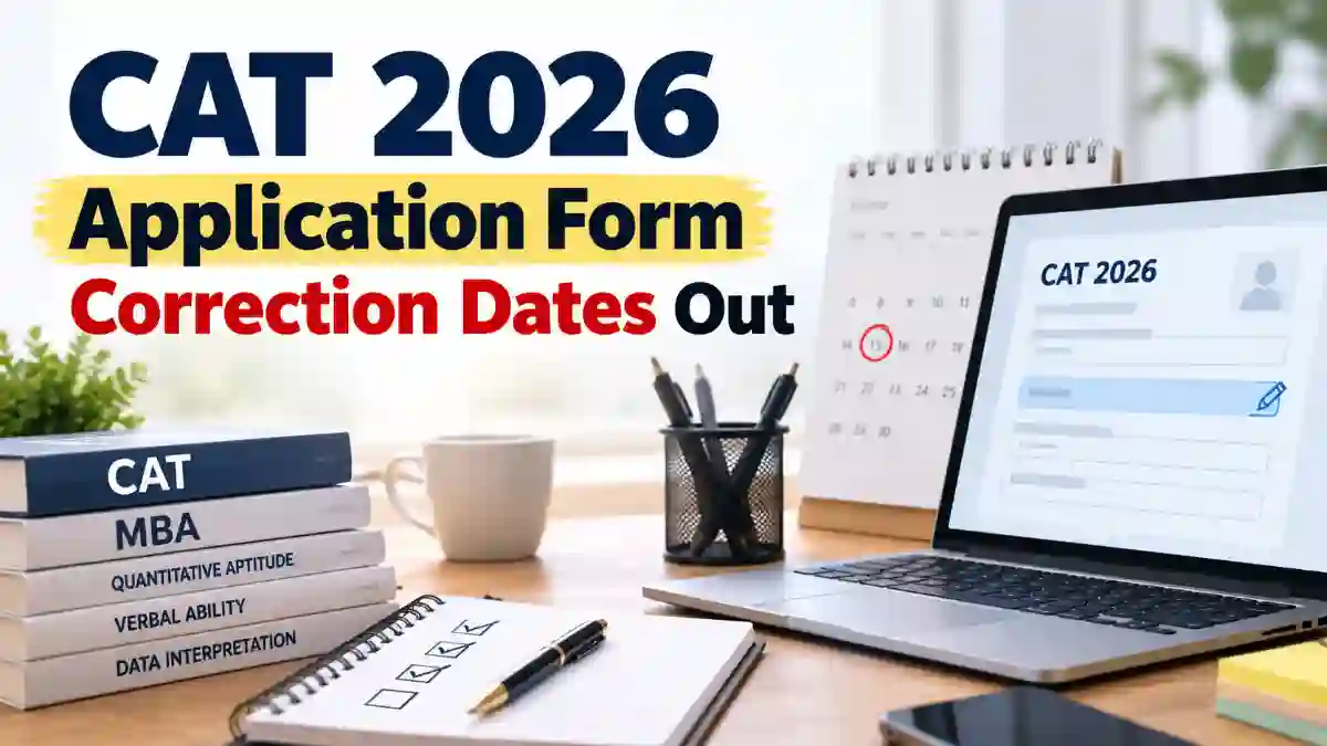 CAT 2026 Application Form Correction