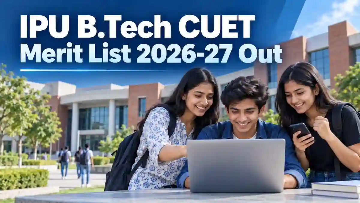 IPU B.Tech CUET Merit List
