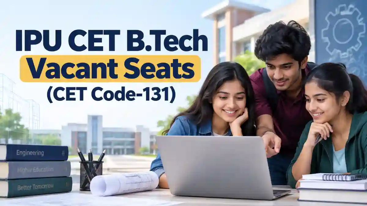 IPU CET B.Tech Vacant Seats
