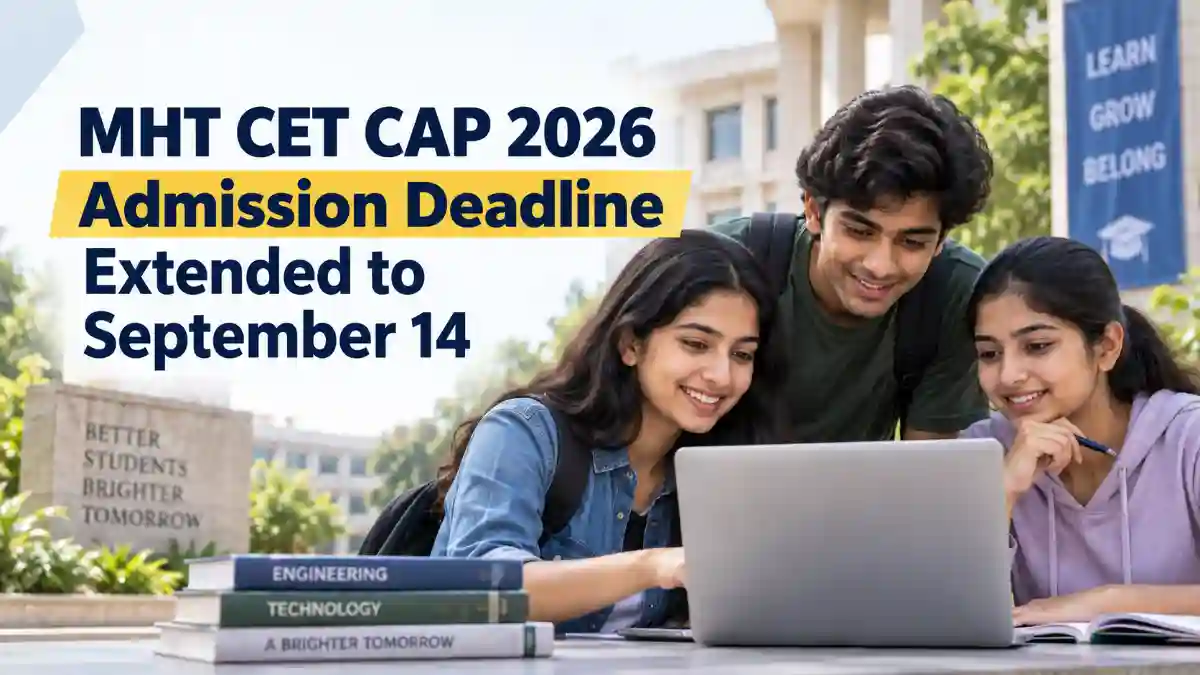 MHT CET CAP 2026 Admission Deadline