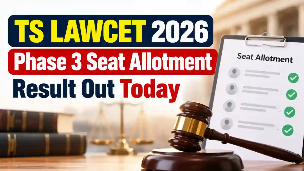 TS LAWCET 2026 Phase 3 Seat Allotment