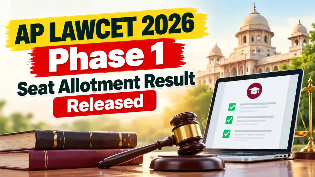 AP LAWCET 2026 Phase 1 Seat Allotment