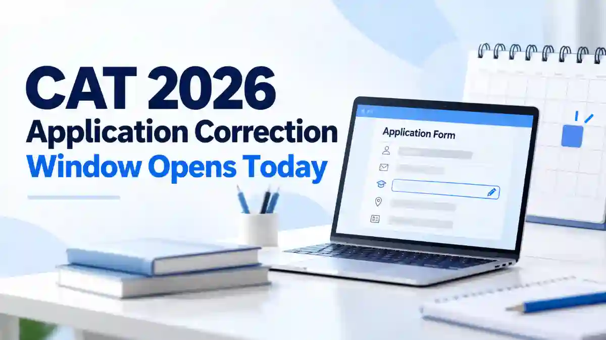 CAT 2026 Application Correction Window