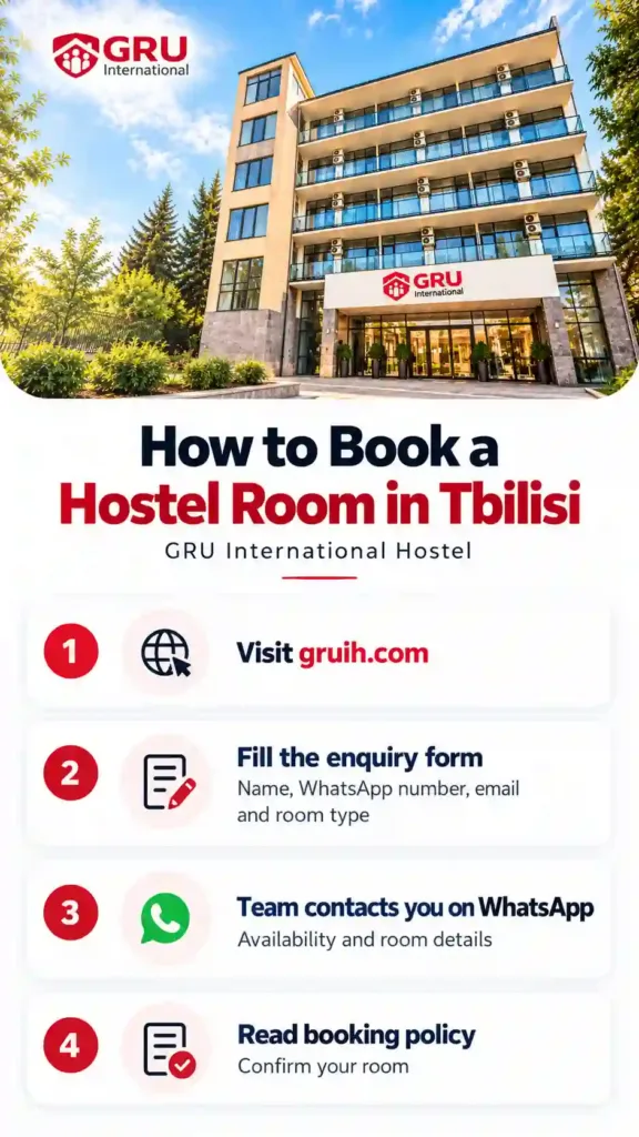 How to Book a Hostel Room in Tbilisi
