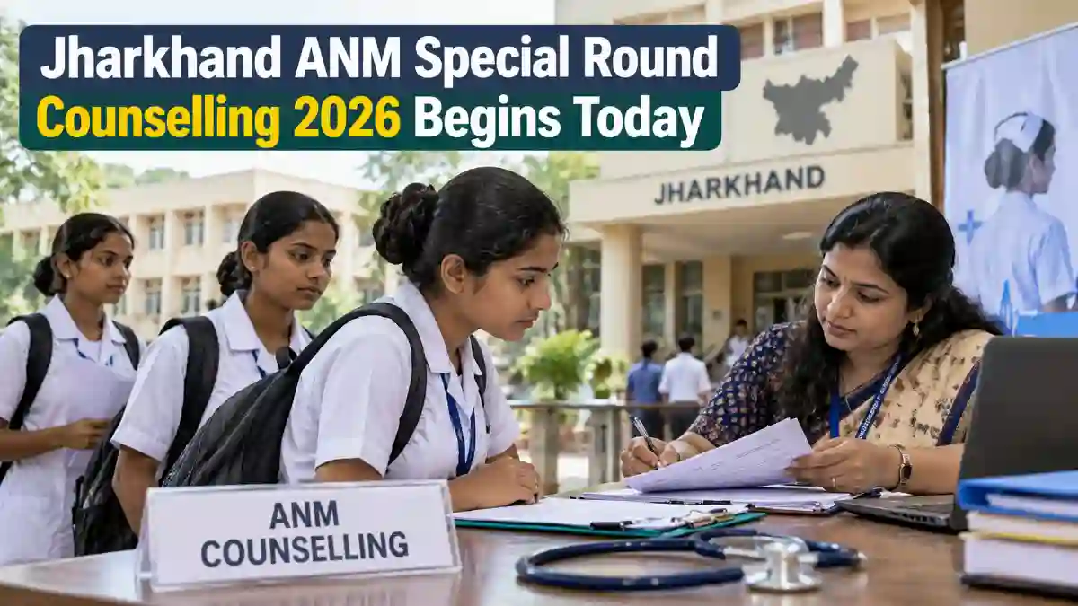 Jharkhand ANM Special Round Counselling 2026